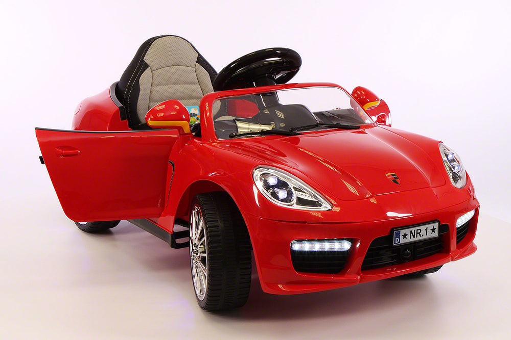 2021 PORCHE BOKSTER 12V BATTERY OPERATED KIDS ELECTRIC RIDE-ON CAR RED