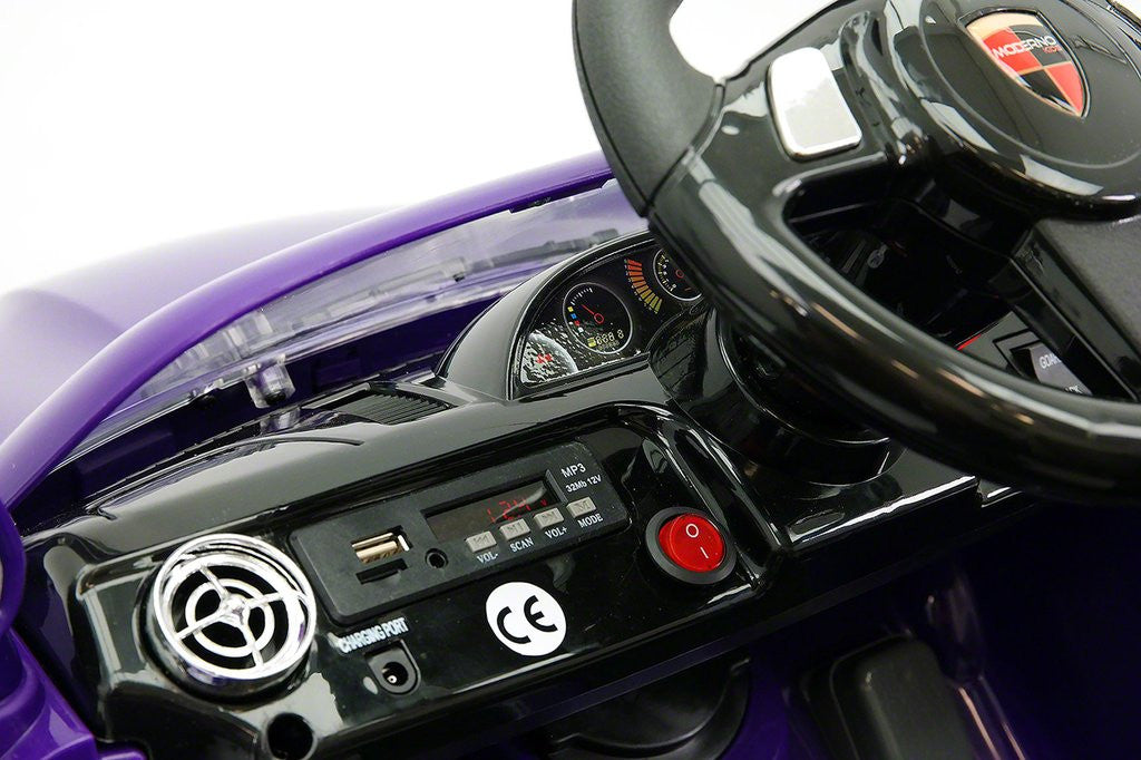 2021 PORCHE BOKSTER 12V BATTERY OPERATED KIDS ELECTRIC RIDE-ON CAR PURPLE METALLIC