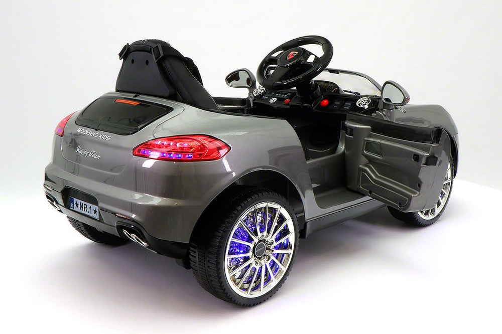 2021 PORCHE BOKSTER 12V BATTERY OPERATED KIDS ELECTRIC RIDE-ON CAR GREY METALLIC