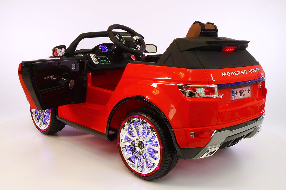 Range Rover Style 12V Kids Ride-On Car MP3 12V Battery  LED Wheels RC Remote | Bright Red