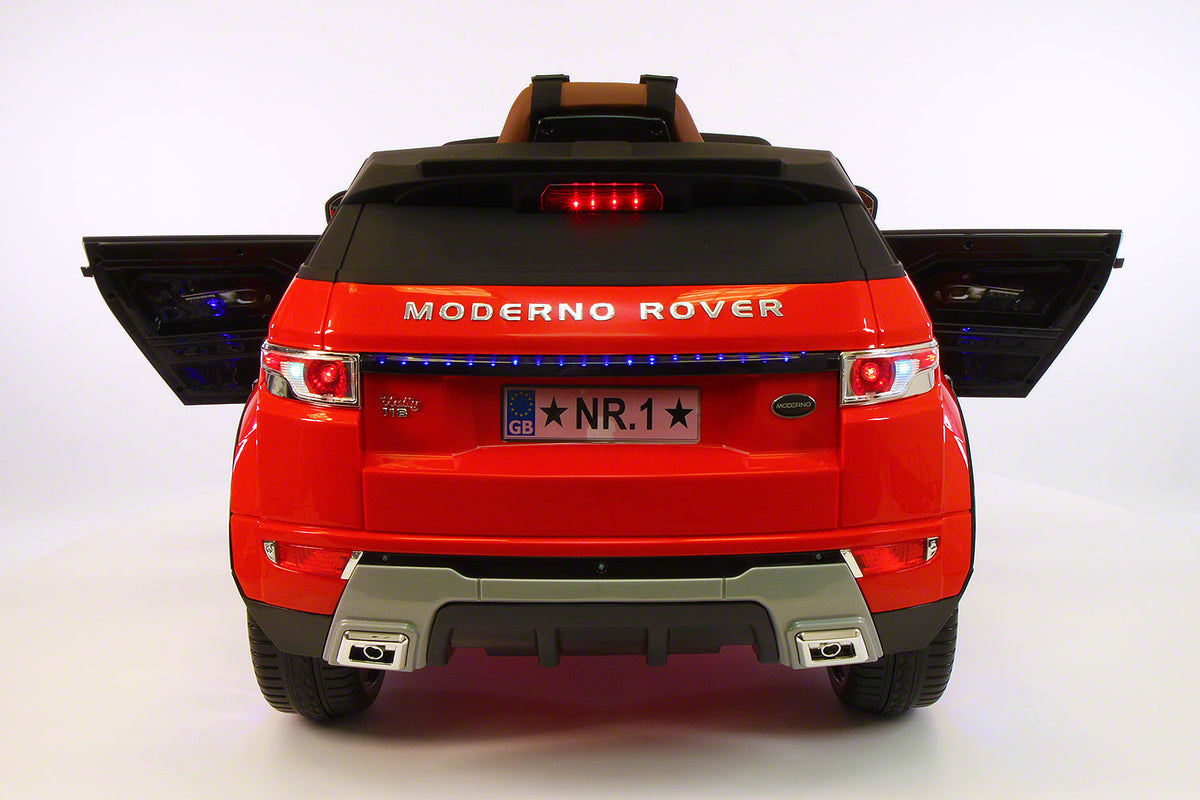 Range Rover Style 12V Kids Ride-On Car MP3 12V Battery  LED Wheels RC Remote | Bright Red