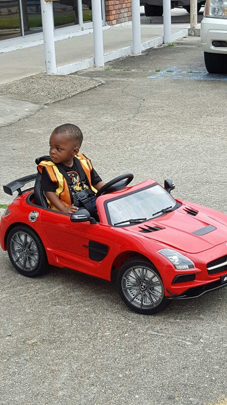 2021 Mercedes SLS Final Edition Kids Ride-On Car MP4 Color LCD 12V Powered Remote R/C | Red