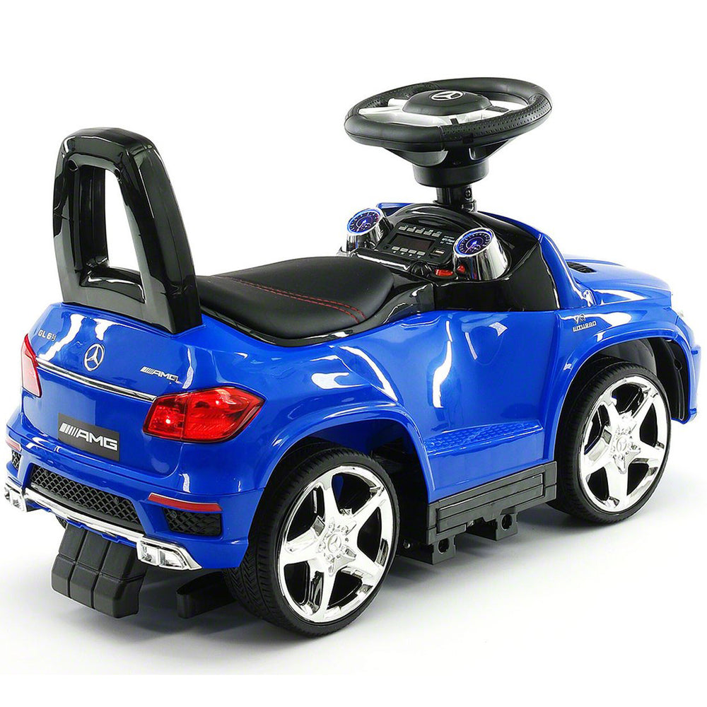 LICENCED MERCEDES GLE63 PUSH KIDS RIDE-ON CAR TOYS TRUCK FOR KIDS TODDLERS WITH ROCKING CHAIR OPTION | BLUE