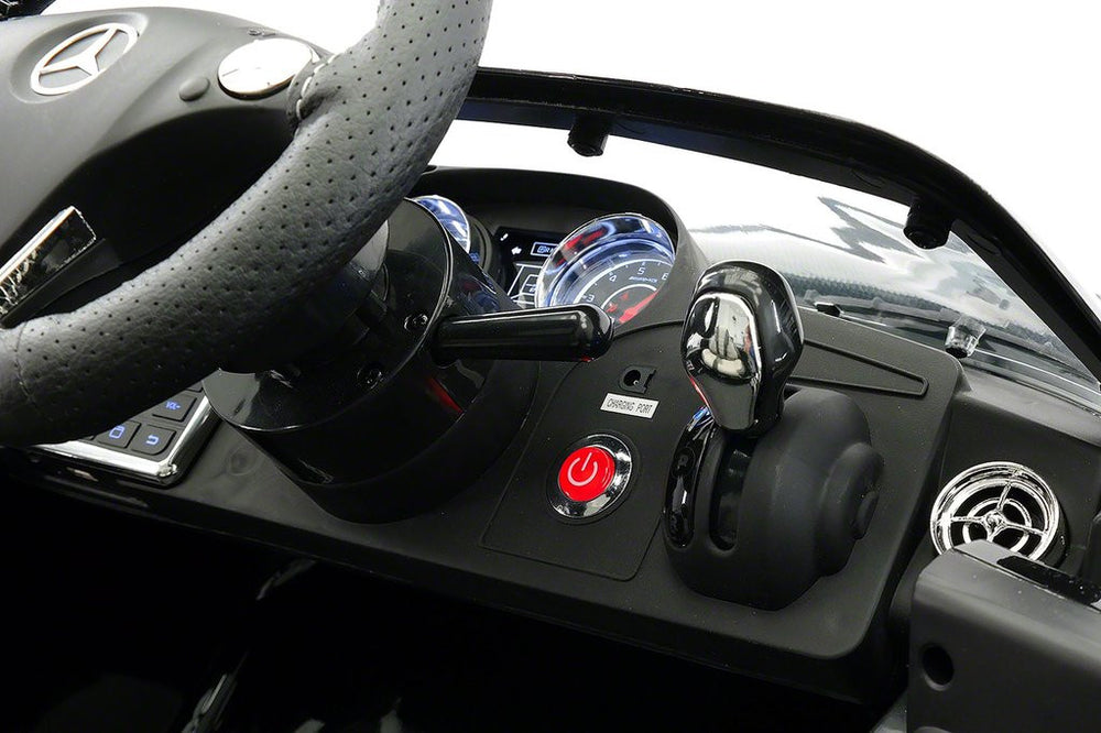 2021 MERCEDES SLS AMG 12V RIDE-ON CAR WITH PARENTAL REMOTE BLACK METALLIC