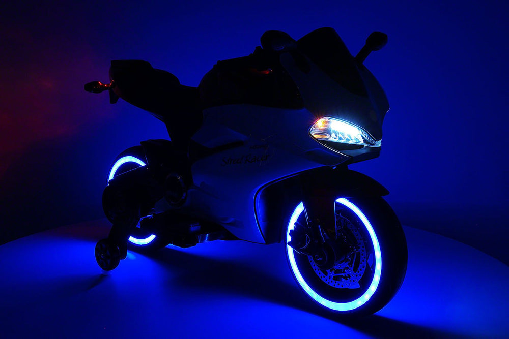 2021 RACING STYLE KIDS RIDE-ON MOTORCYCLE TOY FOR KIDS 12V POWERED | PINK