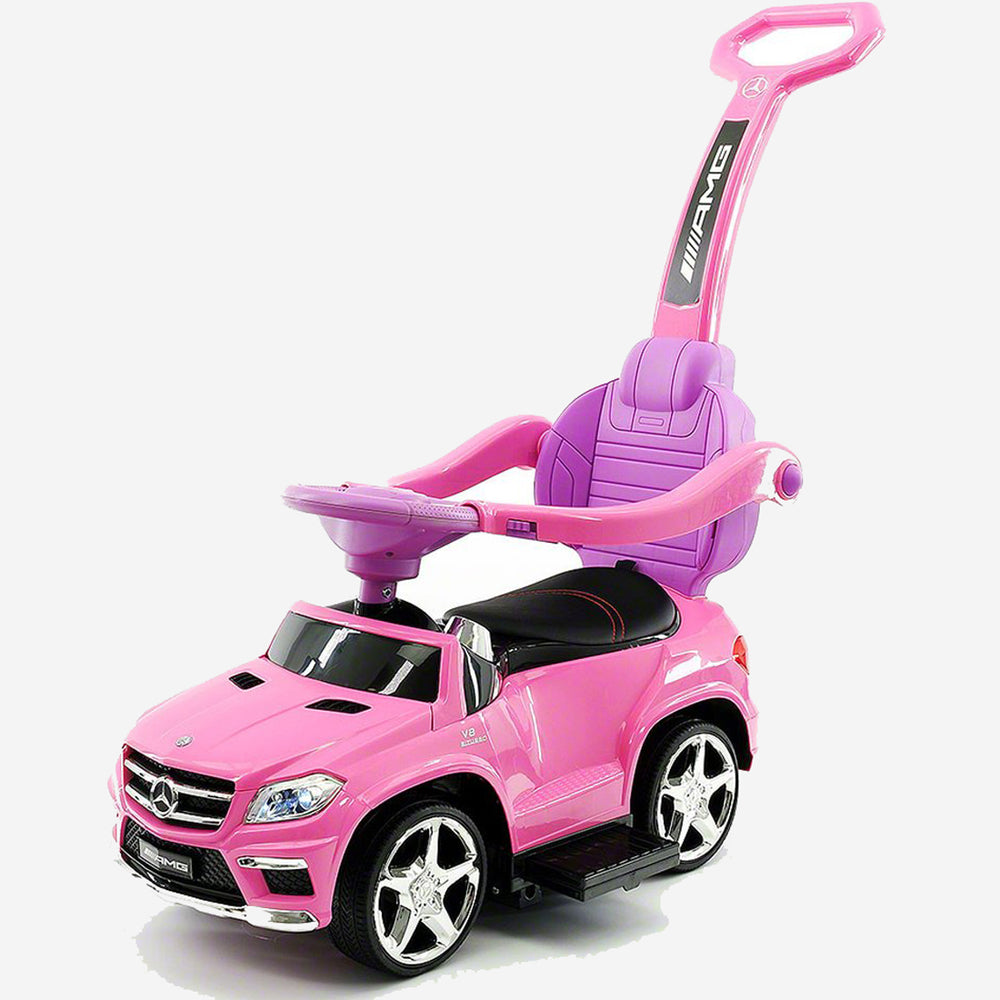 LICENCED MERCEDES GLE63 PUSH KIDS RIDE-ON CAR TOYS TRUCK FOR KIDS TODDLERS WITH ROCKING CHAIR OPTION | PINK