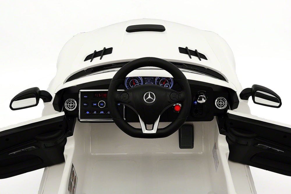 2021 Mercedes SLS | 12V | Kids Ride-On Car | USB MP3 | LED Headlights | RC | Parental Remote | White