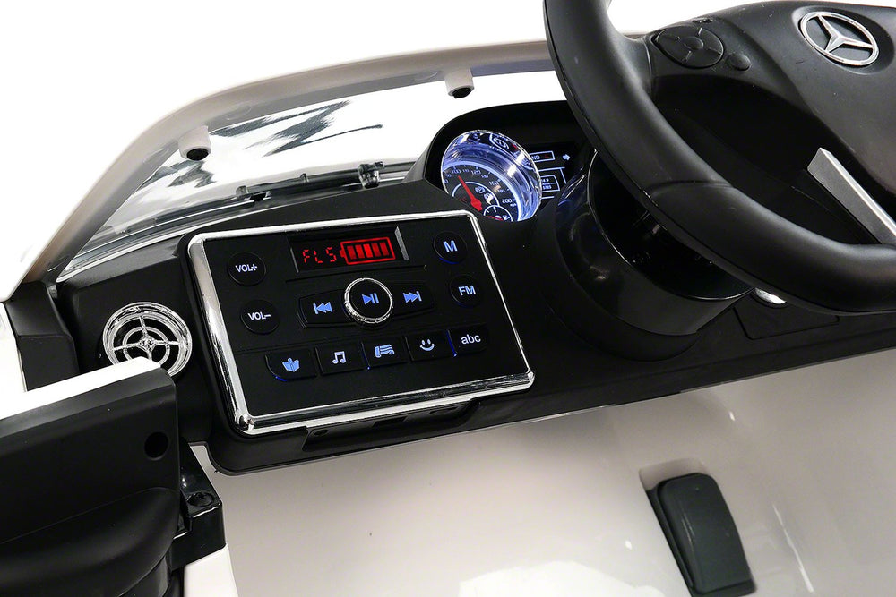 2021 Mercedes SLS | 12V | Kids Ride-On Car | USB MP3 | LED Headlights | RC | Parental Remote | White