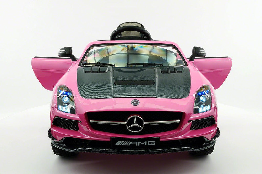 2021 MERCEDES SLS AMG 12V RIDE-ON CAR WITH PARENTAL REMOTE PINK