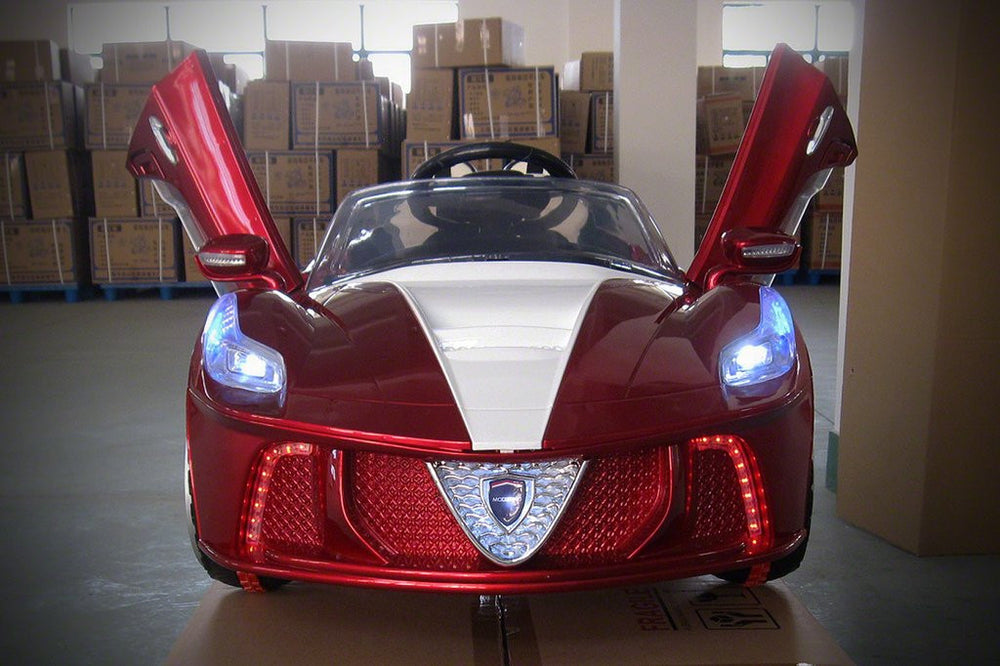 2021 SPIDER RACER KIDS RIDE-ON CAR TOY  | BURGUNDY METALLIC