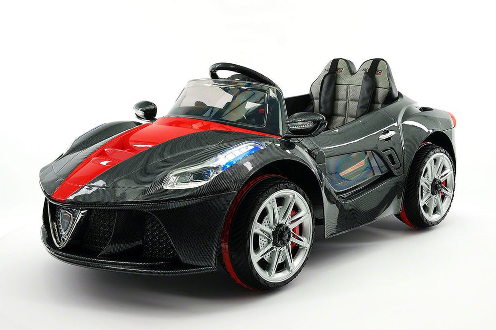 2021 SPIDER RACER RIDE-ON CAR TOYS FOR KIDS | CARBON BLACK