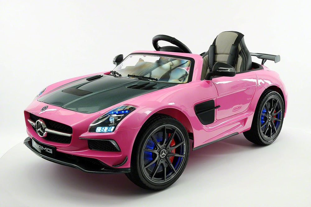 2021 MERCEDES SLS AMG 12V RIDE-ON CAR WITH PARENTAL REMOTE PINK