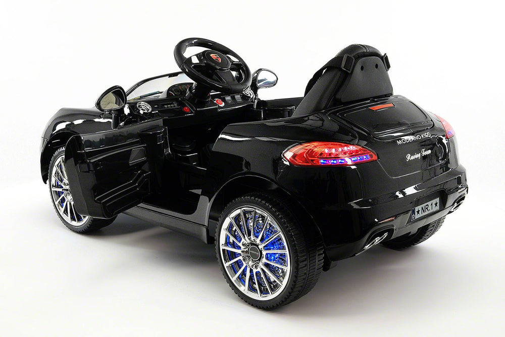 2021 PORCHE BOKSTER 12V BATTERY OPERATED KIDS ELECTRIC RIDE-ON CAR BLACK METALLIC