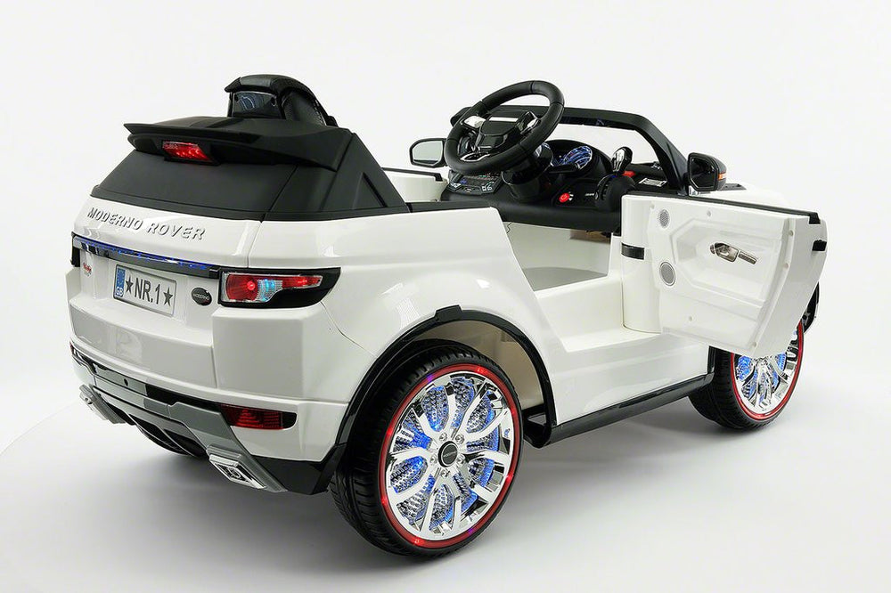 2021 ROVER 12V KIDS RIDE-ON CAR TOY RC REMOTE WHITE