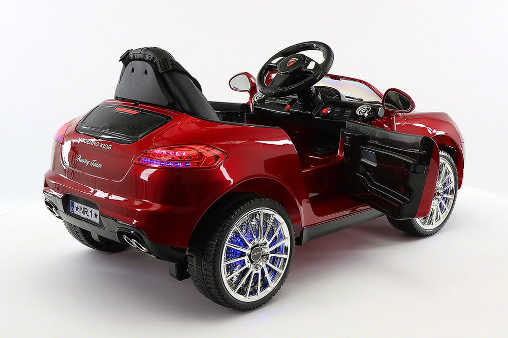 2021 PORCHE BOKSTER 12V BATTERY OPERATED KIDS ELECTRIC RIDE-ON CAR BURGUNDY METALLIC
