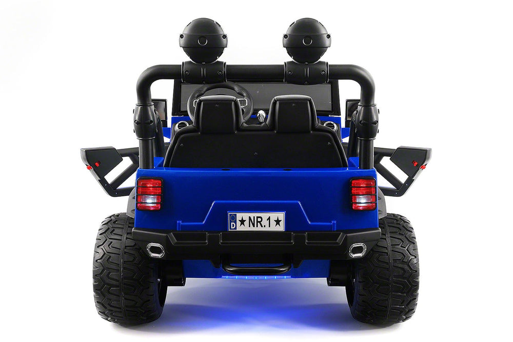 2021 EXPLORER  TWO SEATER KIDS ELECTRIC RIDE-ON TRUCK |  BLUE