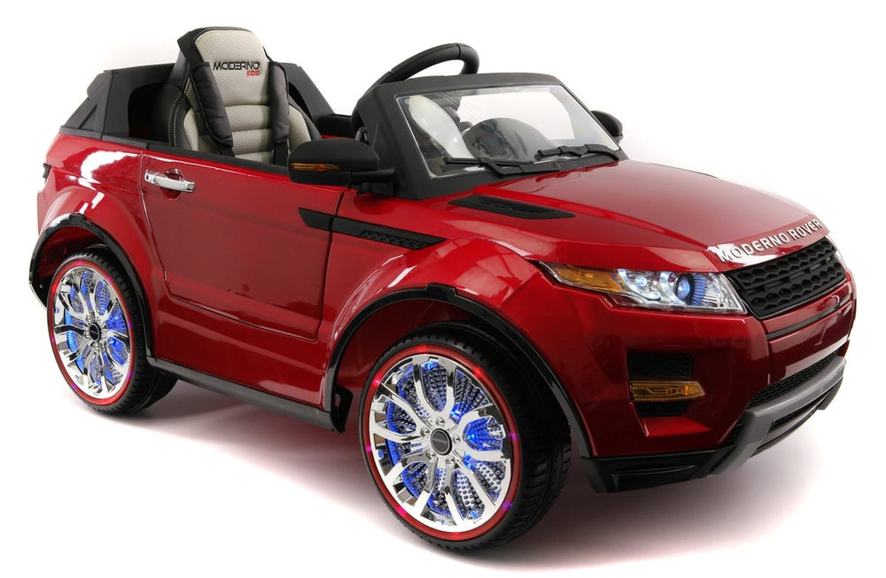 2021 ROVER 12V KIDS RIDE-ON CAR TOY RC REMOTE CHERRY RED