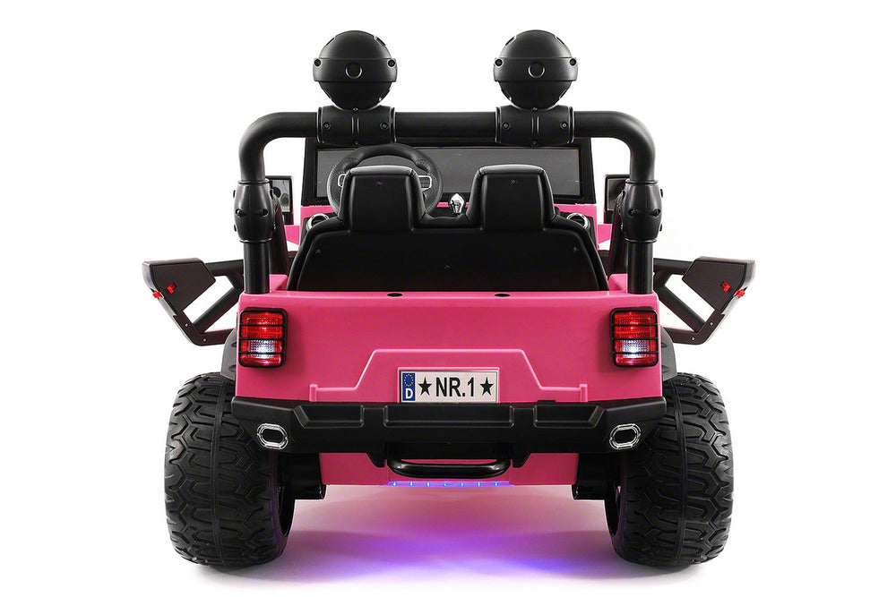2021 EXPLORER  TWO SEATER KIDS ELECTRIC RIDE-ON TRUCK |  PINK