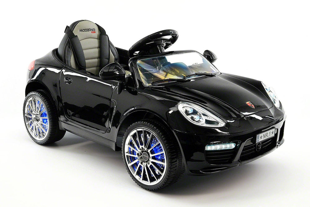 2021 PORCHE BOKSTER 12V BATTERY OPERATED KIDS ELECTRIC RIDE-ON CAR BLACK METALLIC