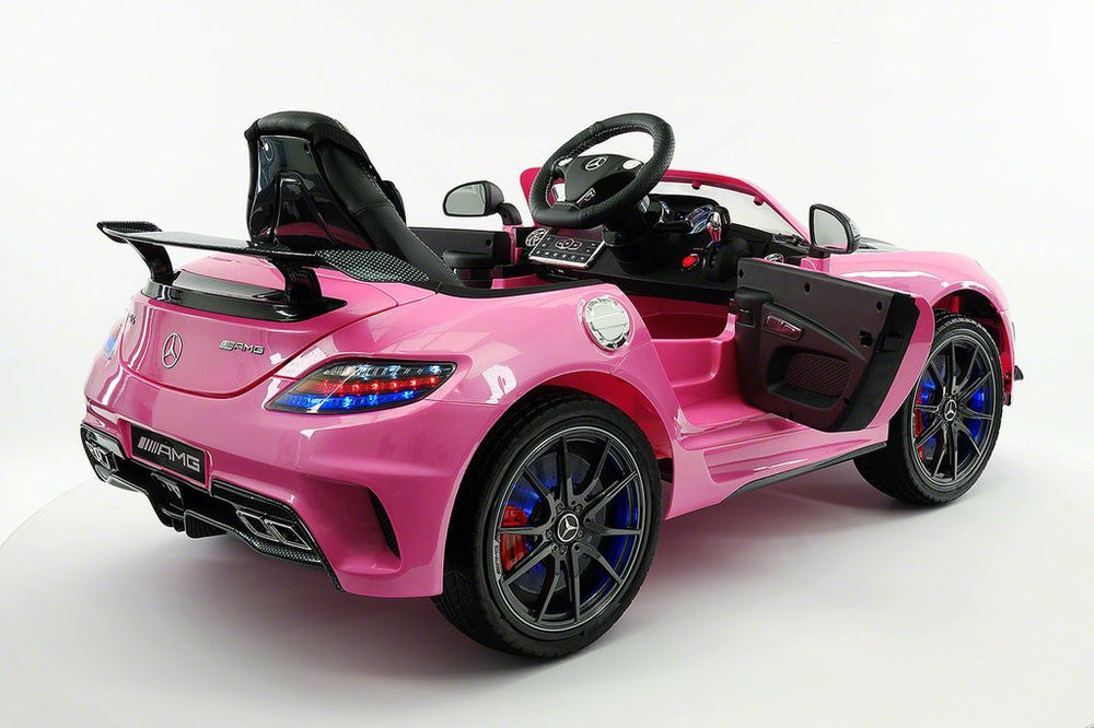 2021 MERCEDES SLS AMG 12V RIDE-ON CAR WITH PARENTAL REMOTE PINK