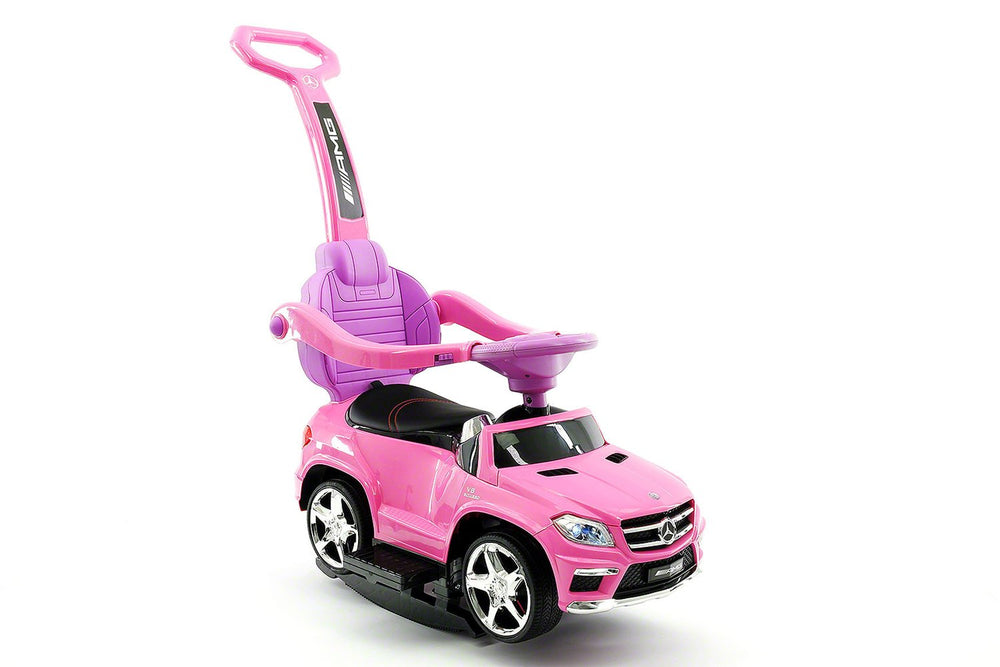 LICENCED MERCEDES GLE63 PUSH KIDS RIDE-ON CAR TOYS TRUCK FOR KIDS TODDLERS WITH ROCKING CHAIR OPTION | PINK