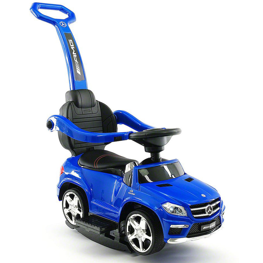 LICENCED MERCEDES GLE63 PUSH KIDS RIDE-ON CAR TOYS TRUCK FOR KIDS TODDLERS WITH ROCKING CHAIR OPTION | BLUE