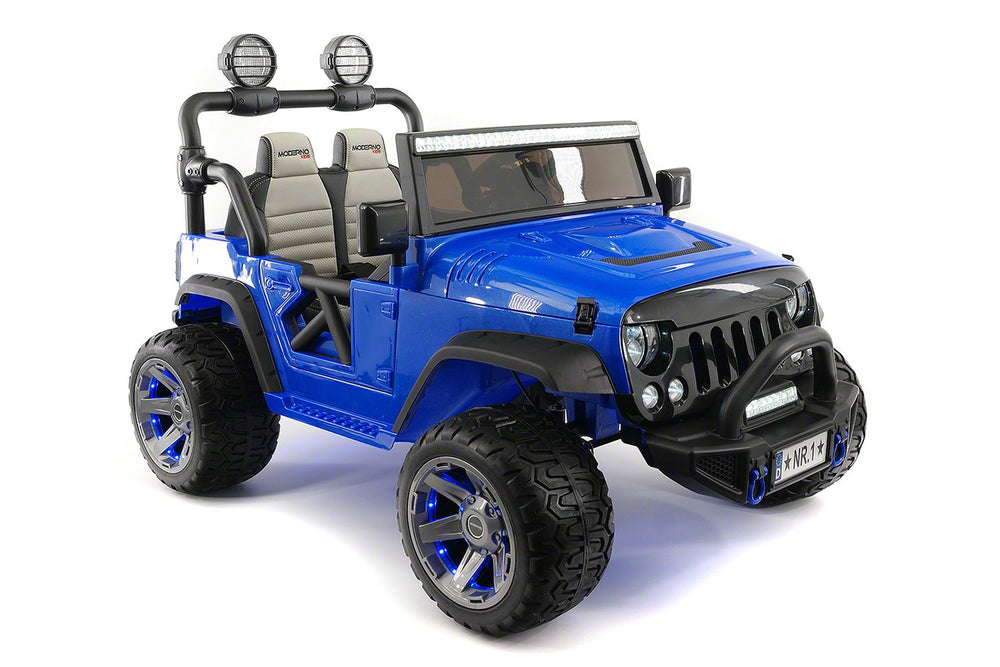 2021 EXPLORER  TWO SEATER KIDS ELECTRIC RIDE-ON TRUCK |  BLUE