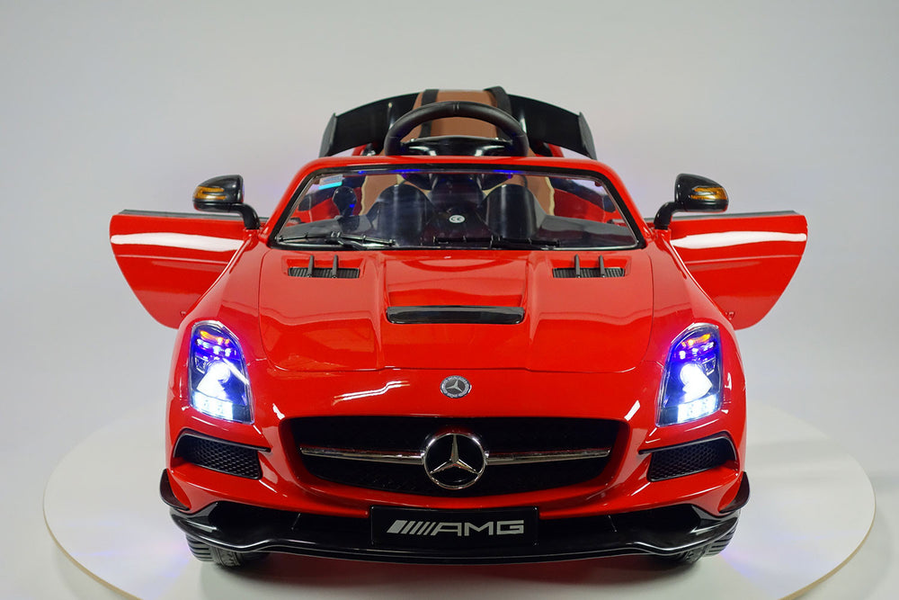 2021 Mercedes SLS Final Edition Kids Ride-On Car MP4 Color LCD 12V Powered Remote R/C | Red