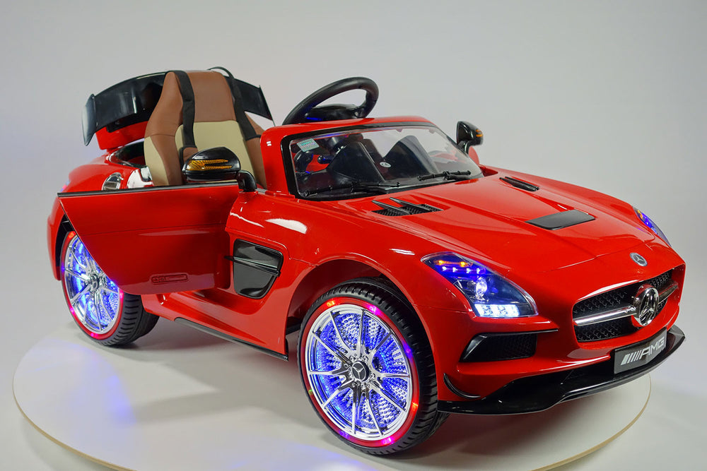 2021 Mercedes SLS | 12V | Kids Ride-On Car | USB MP3 | LED Headlights  | RC | Parental Remote | Red