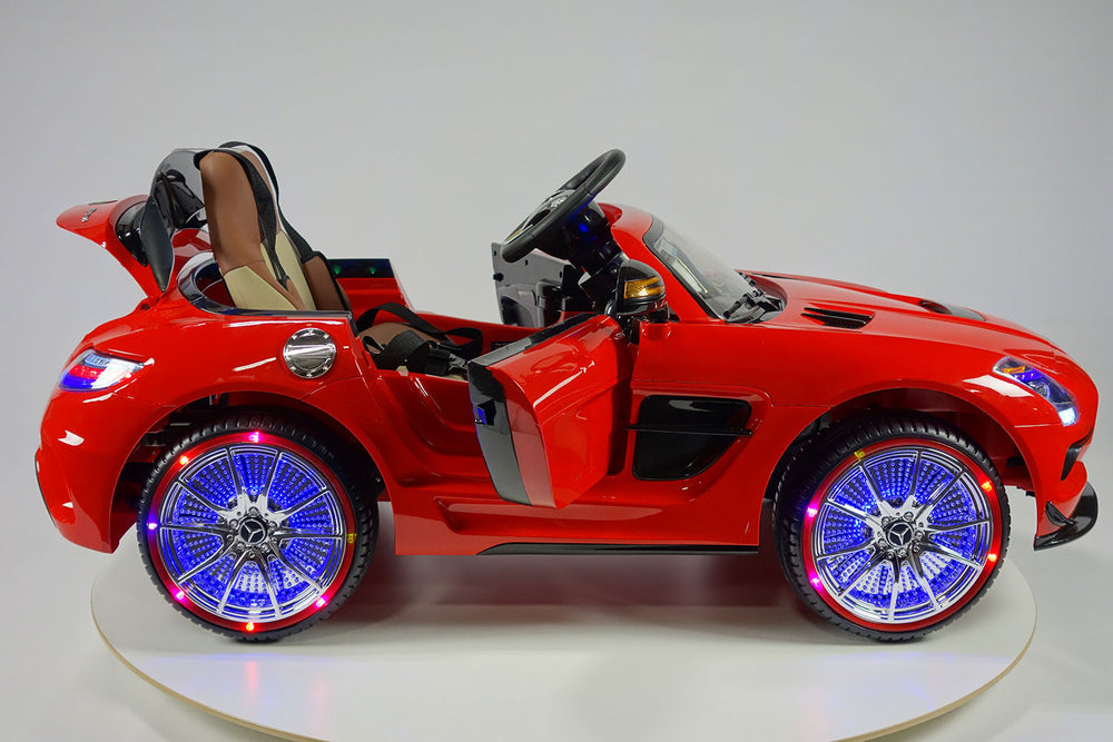 2021 Mercedes SLS | 12V | Kids Ride-On Car | USB MP3 | LED Headlights  | RC | Parental Remote | Red