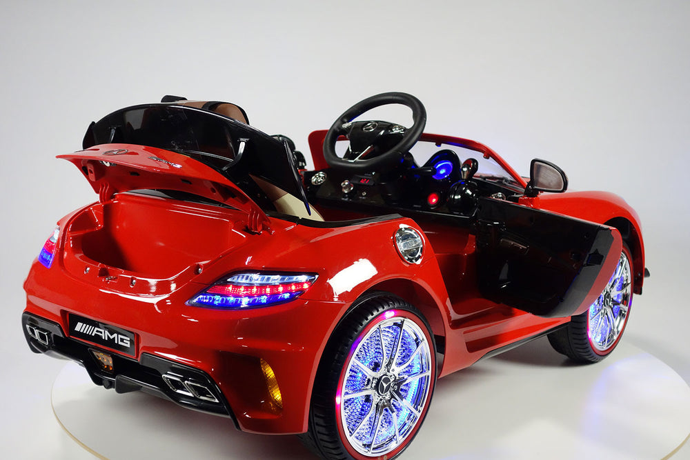 2021 Mercedes SLS | 12V | Kids Ride-On Car | USB MP3 | LED Headlights  | RC | Parental Remote | Red