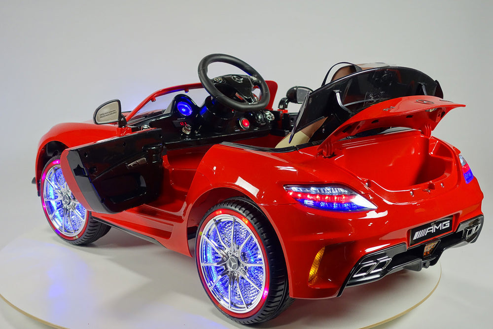 2021 Mercedes SLS | 12V | Kids Ride-On Car | USB MP3 | LED Headlights  | RC | Parental Remote | Red