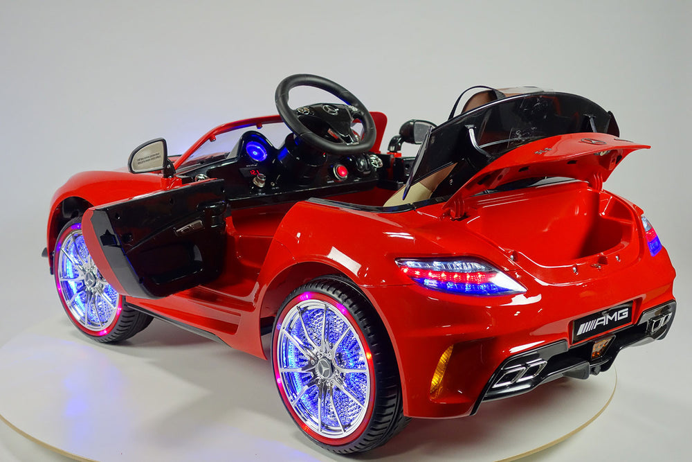 2021 Mercedes SLS | 12V | Kids Ride-On Car | USB MP3 | LED Headlights  | RC | Parental Remote | Red