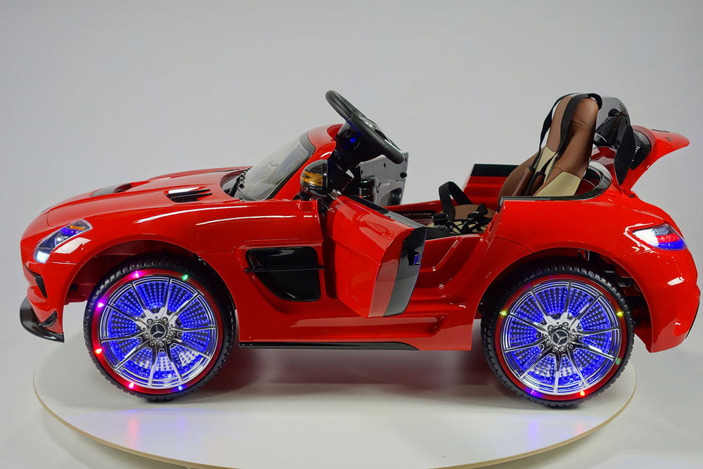 2021 Mercedes SLS | 12V | Kids Ride-On Car | USB MP3 | LED Headlights  | RC | Parental Remote | Red