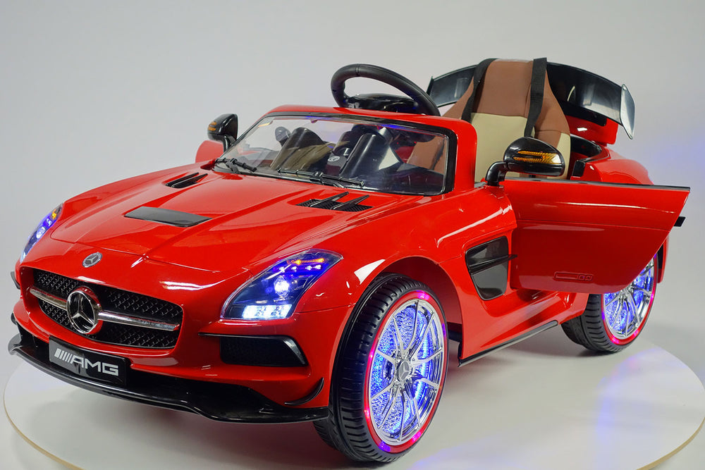 2021 Mercedes SLS | 12V | Kids Ride-On Car | USB MP3 | LED Headlights  | RC | Parental Remote | Red