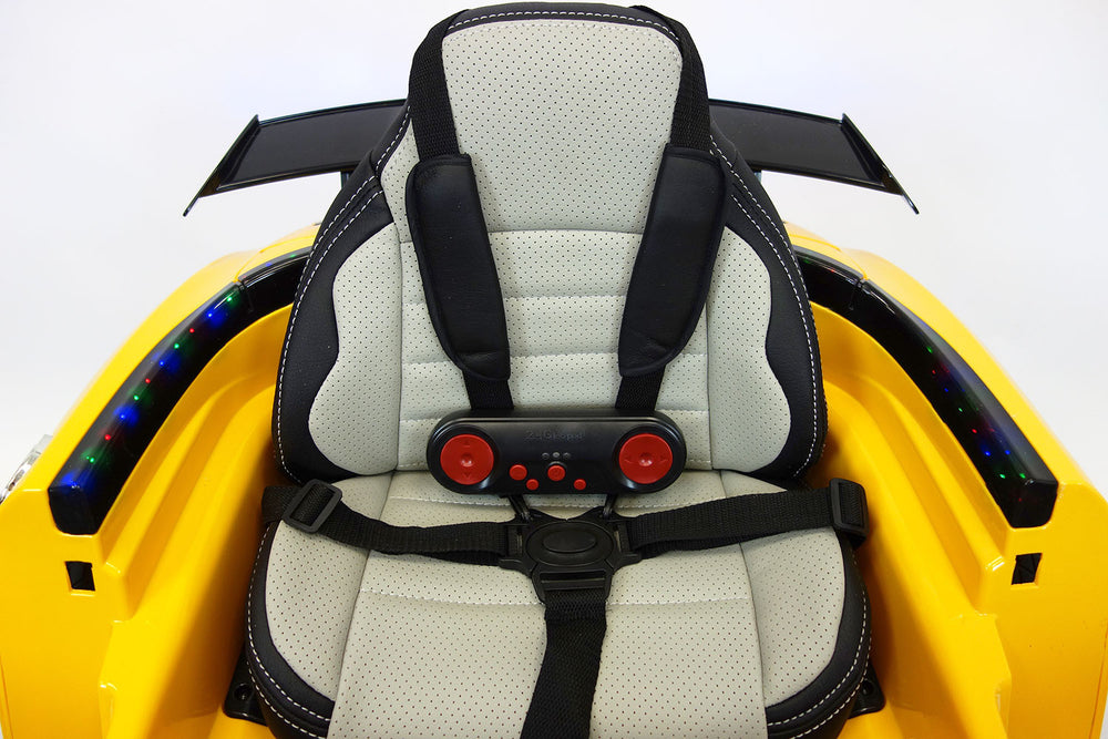 2021 Mercedes SLS Final Edition Kids Ride-On Car MP4 Color LCD 12V Powered Remote R/C | Yellow