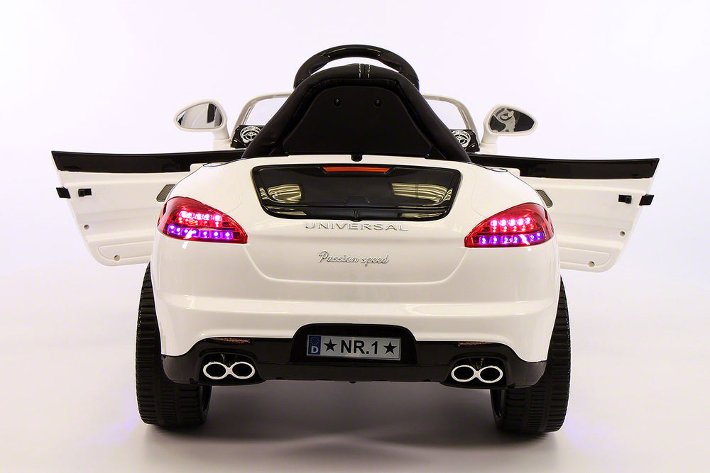 2021 PORCHE BOKSTER 12V BATTERY OPERATED KIDS ELECTRIC RIDE-ON CAR WHITE