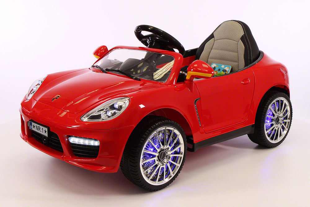 2021 PORCHE BOKSTER 12V BATTERY OPERATED KIDS ELECTRIC RIDE-ON CAR RED