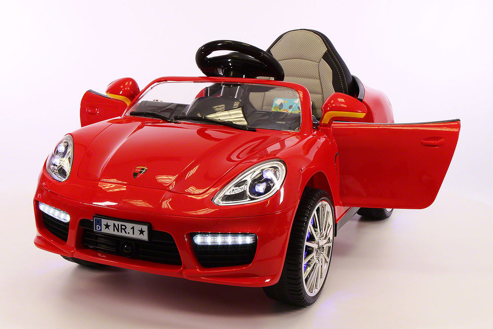 2021 PORCHE BOKSTER 12V BATTERY OPERATED KIDS ELECTRIC RIDE-ON CAR RED