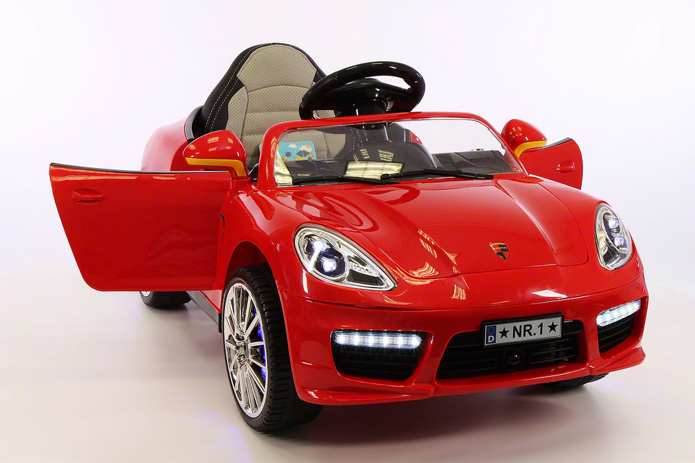 2021 PORCHE BOKSTER 12V BATTERY OPERATED KIDS ELECTRIC RIDE-ON CAR RED