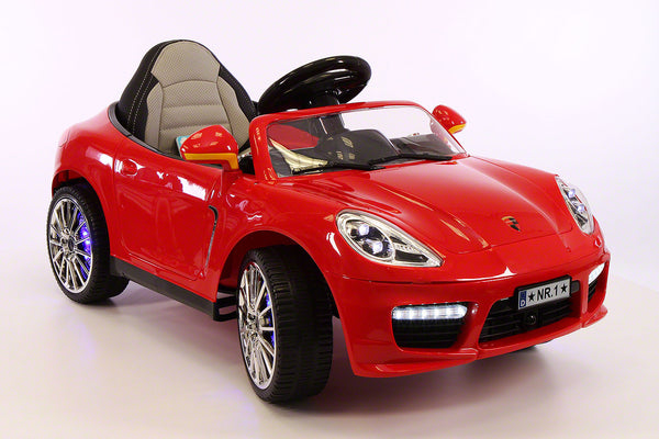 2021 PORCHE BOKSTER 12V BATTERY OPERATED KIDS ELECTRIC RIDE-ON CAR RED