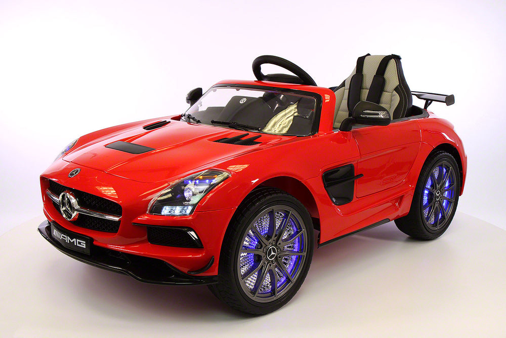 2021 Mercedes SLS | 12V | Kids Ride-On Car | USB MP3 | LED Headlights  | RC | Parental Remote | Red