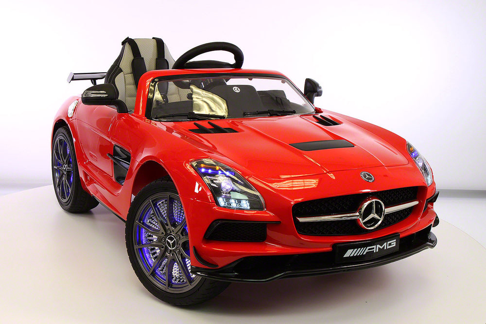 2021 Mercedes SLS | 12V | Kids Ride-On Car | USB MP3 | LED Headlights  | RC | Parental Remote | Red