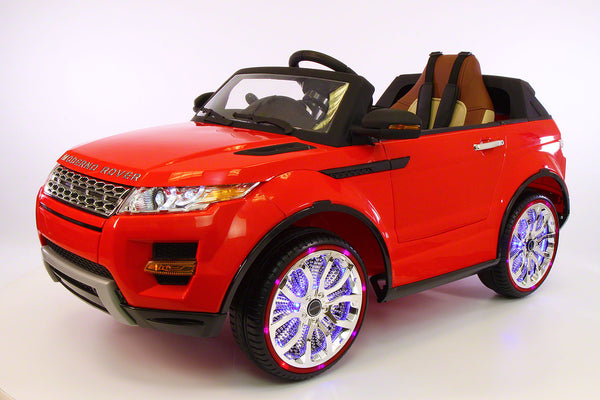 Range Rover Style 12V Kids Ride-On Car MP3 12V Battery  LED Wheels RC Remote | Bright Red