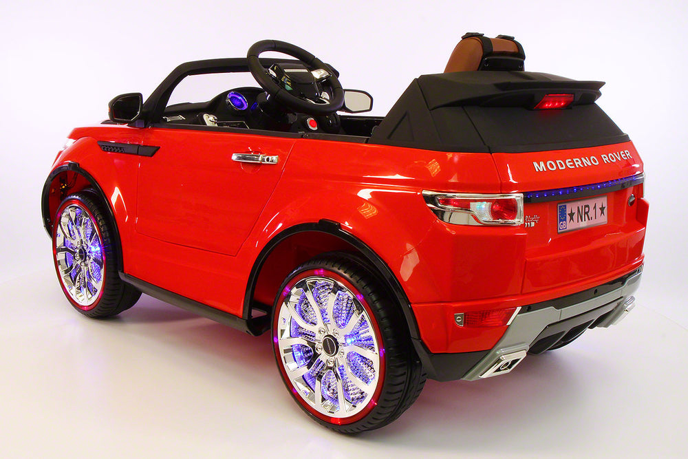 Range Rover Style 12V Kids Ride-On Car MP3 12V Battery  LED Wheels RC Remote | Bright Red