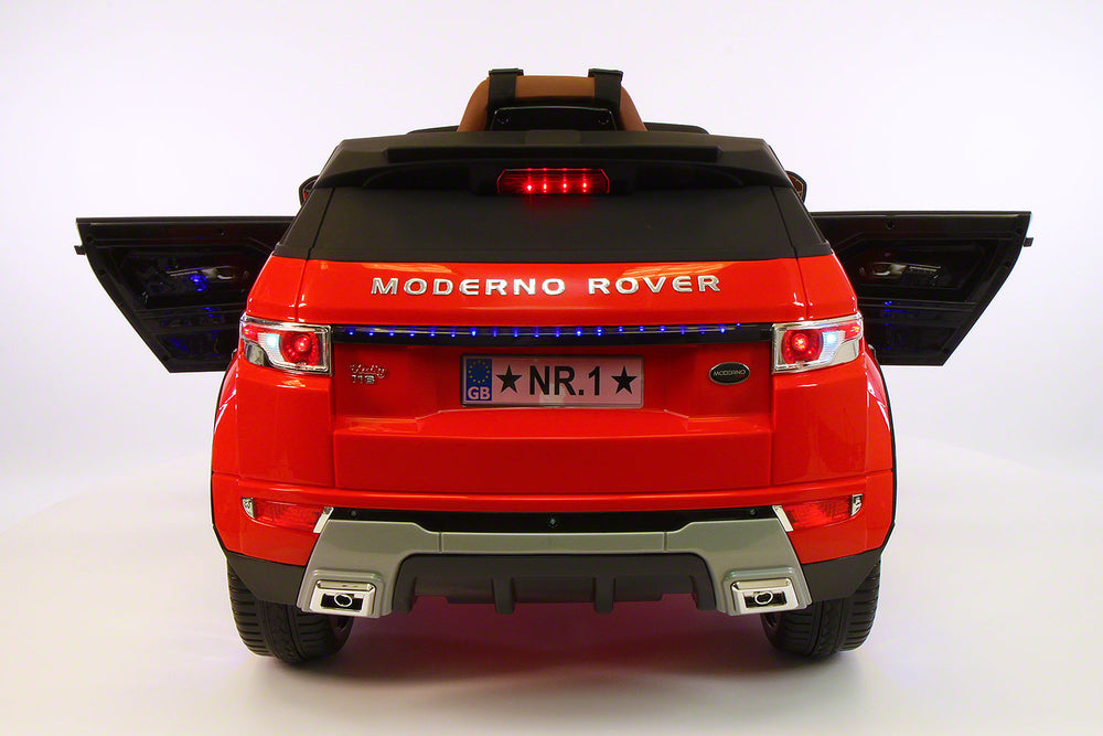 Range Rover Style 12V Kids Ride-On Car MP3 12V Battery  LED Wheels RC Remote | Bright Red