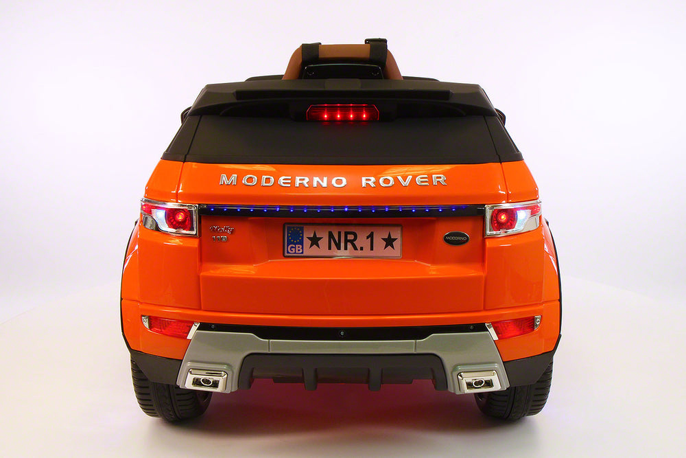Range Rover Style 12V Battery Kids Ride-On Car MP3 LED Wheels RC Remote | Orange