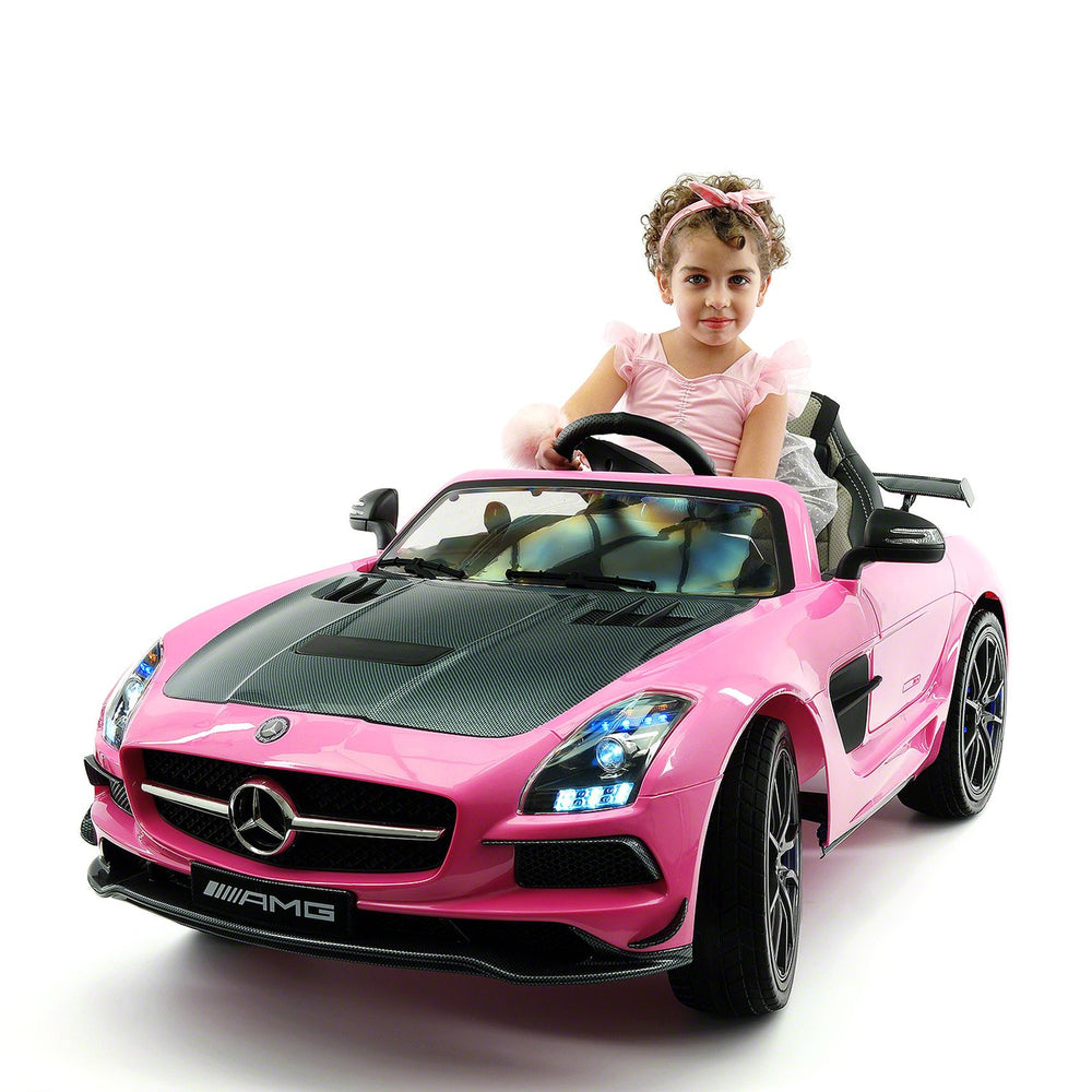 2021 MERCEDES SLS AMG 12V RIDE-ON CAR WITH PARENTAL REMOTE PINK